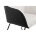 Стул на металлокаркасе Stef light grey / black 