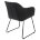 Стул на металлокаркасе Stef light grey / black 