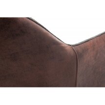 Стул на металлокаркасе Stef grey / dark red