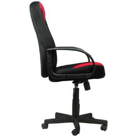 Кресло офисное BRABIX &quot;City EX-512&quot;, ткань черная/красная, TW, 531408 Красный